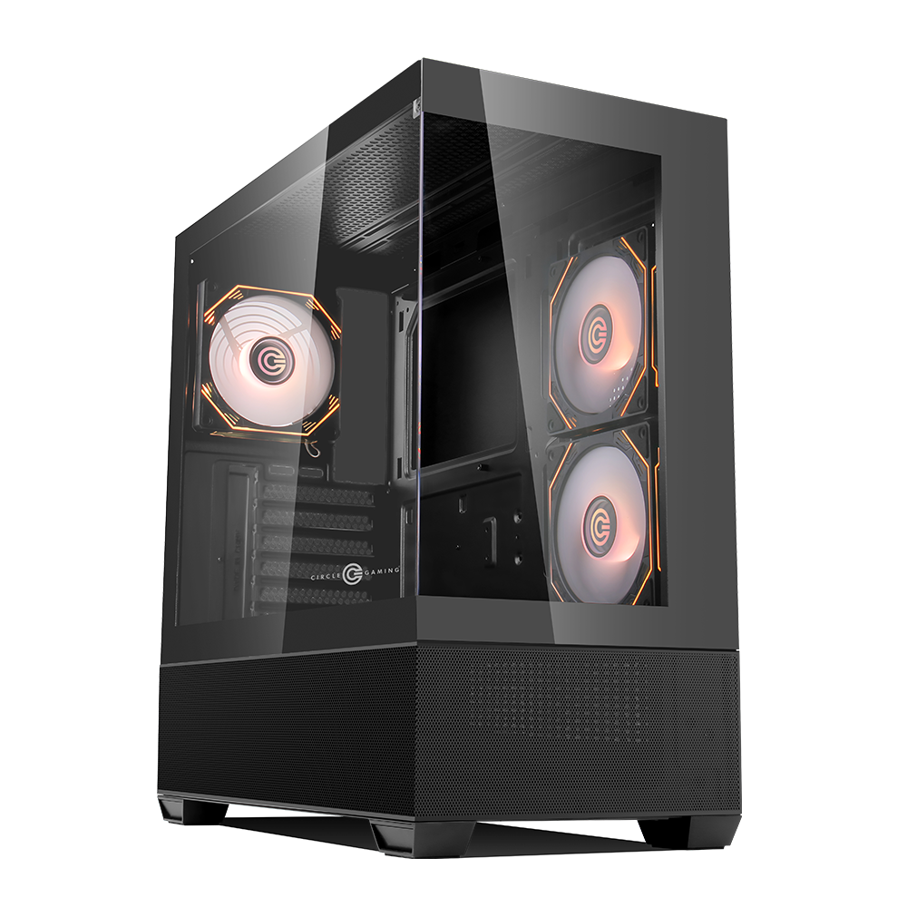 Defender ZX3 Mid-Tower Gaming Cabinet - Black | Stylish Defender ZX3 Mid-Tower Gaming Cabinet - Black | Stylish