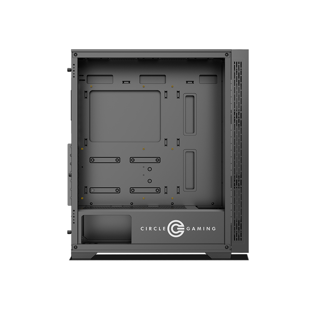 Furious Glass 240 ARGB Mid-Tower Computer Case Gaming Cabinet - Black
