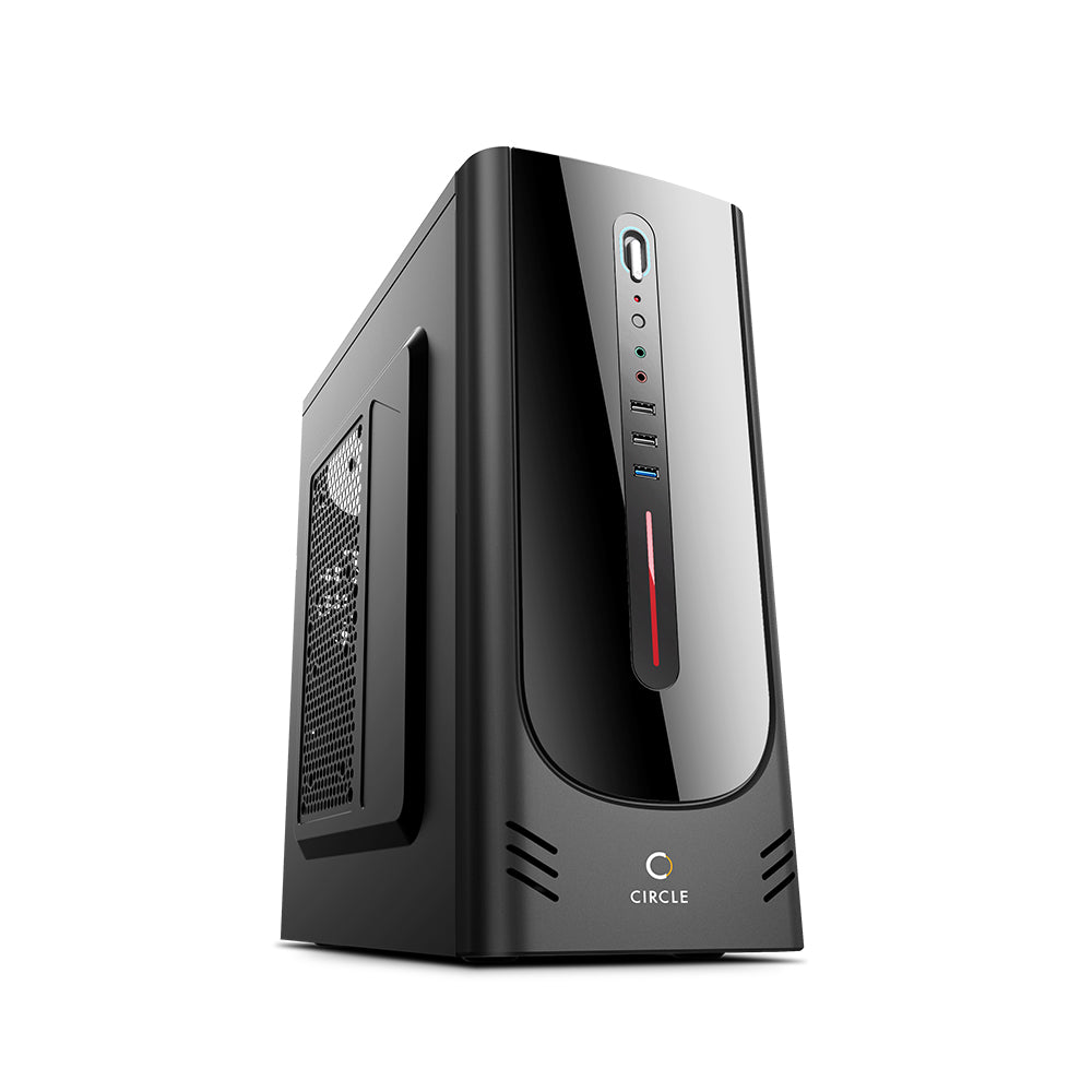 ROYALE USB 3.0 CPU Cabinet - Black | Modern Design with Enhanced Connectivity