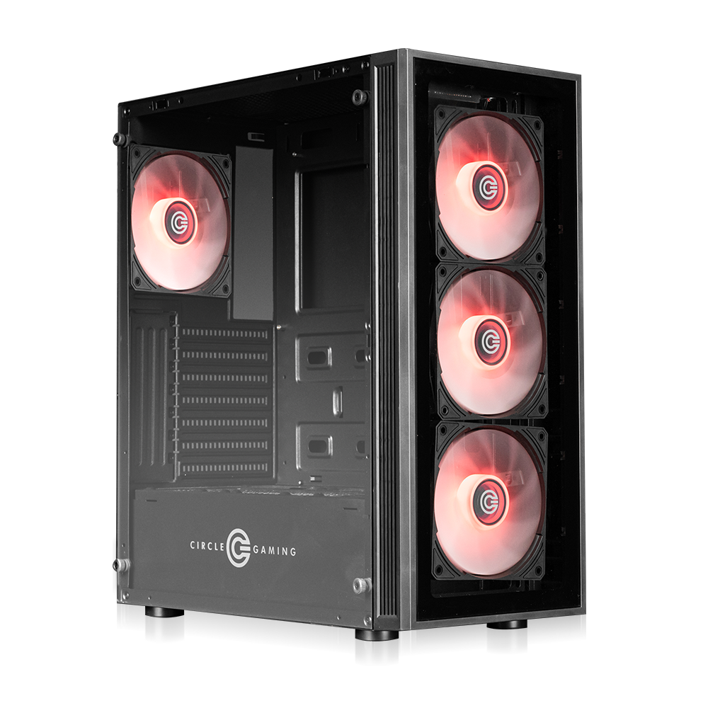 Xtender X2 Mid- Tower Computer Case | Gaming Cabinet - Black