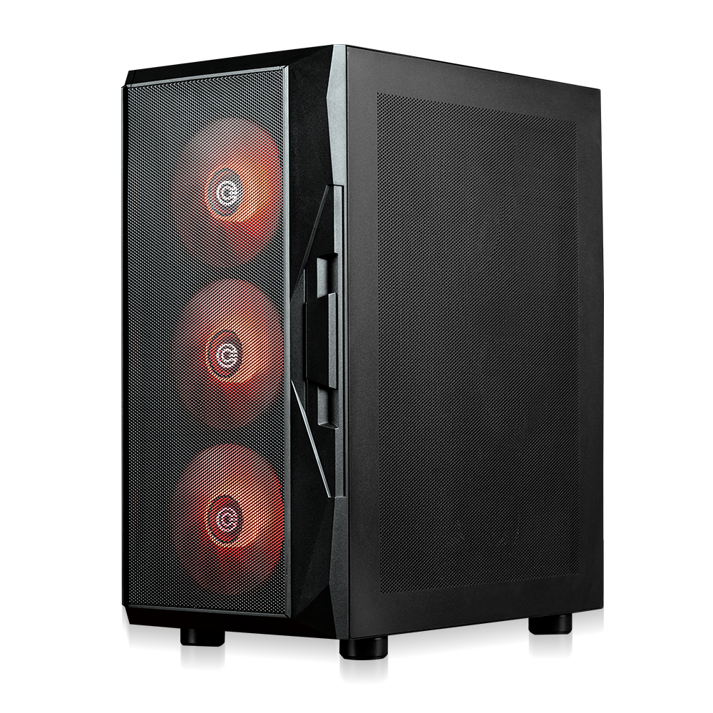 Xtender X4 Mid- Tower Computer Case | Gaming Cabinet - Black
