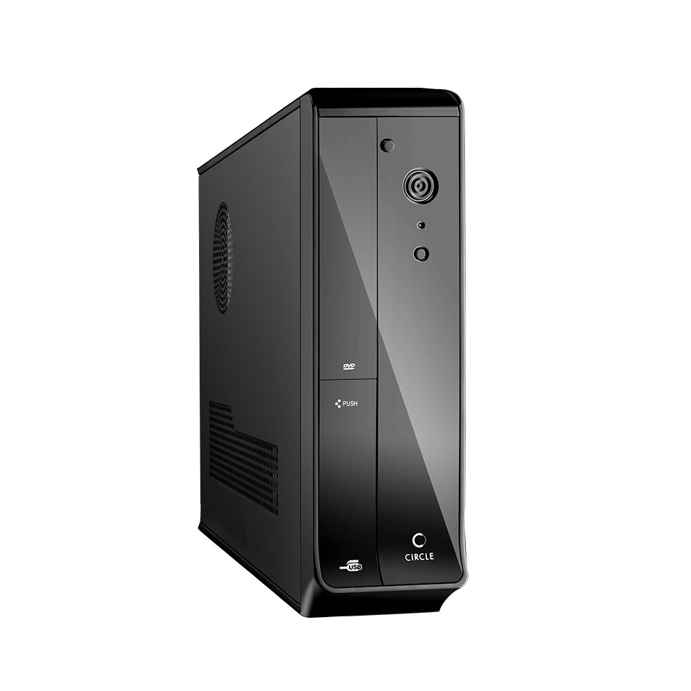 LIL 3.0 CPU Cabinet - Black | Compact Micro ATX Case with Low Noise Fan