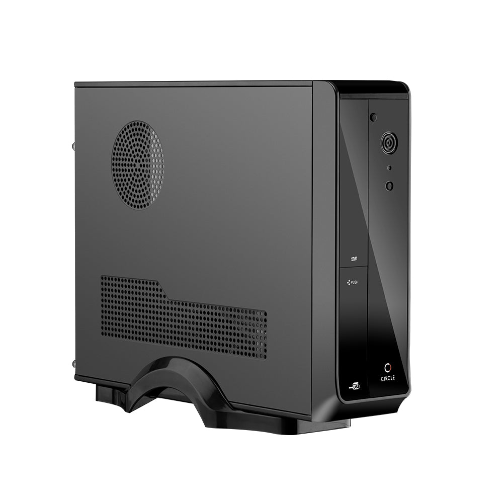LIL 3.0 CPU Cabinet - Black | Compact Micro ATX Case with Low Noise Fan