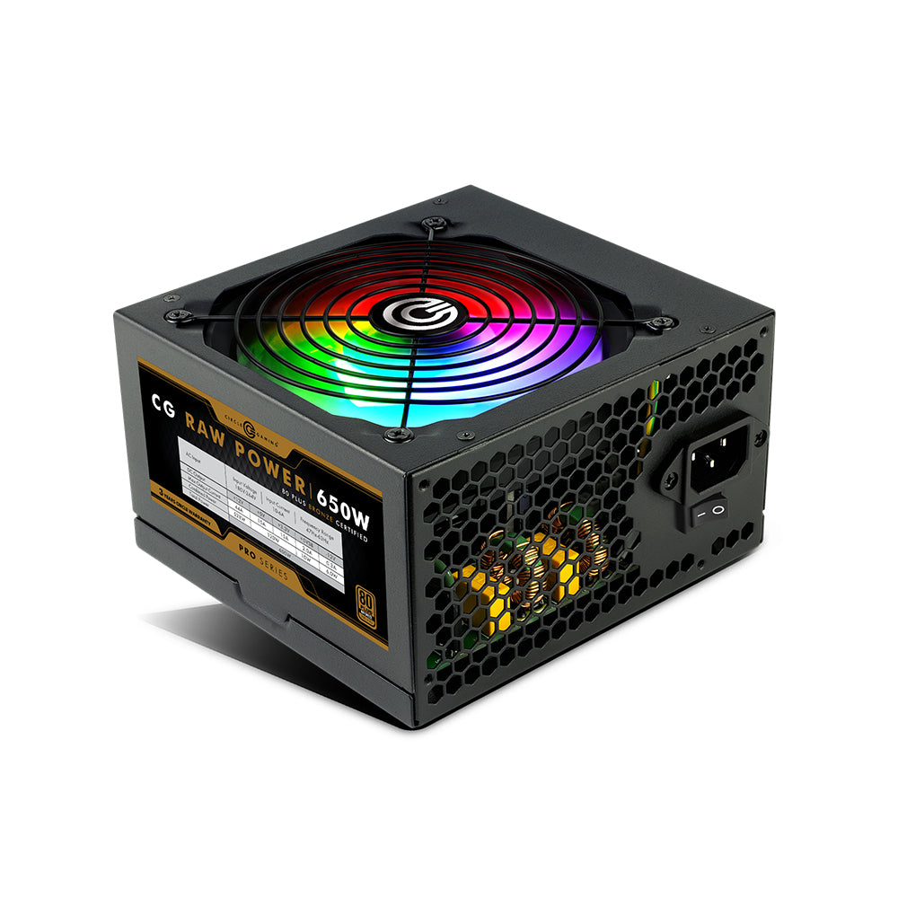 650W 80 plus Bronze Power Supply - Black