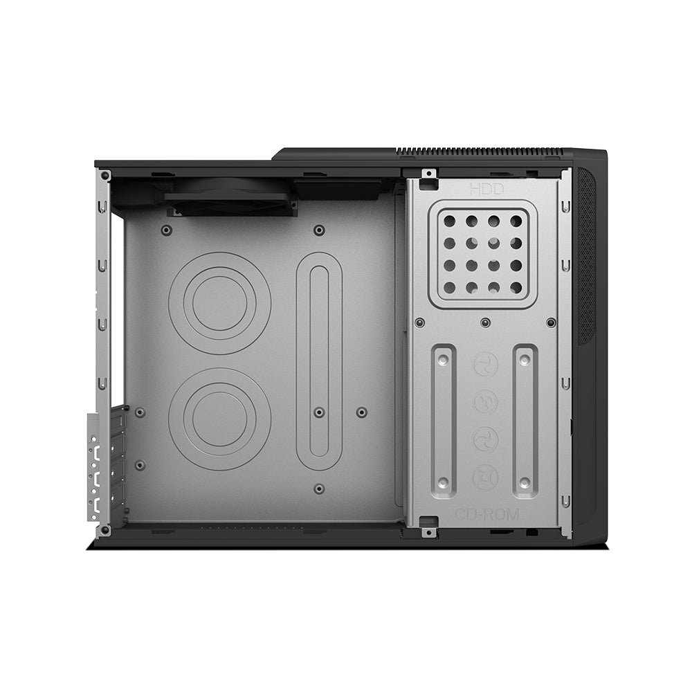 STICK M1 3.0 CPU Cabinet - Black | Compact Micro-ATX Case with Power Supply