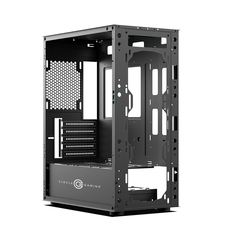 Elegantor M1 Mid-Tower Case Gaming Cabinet - Black