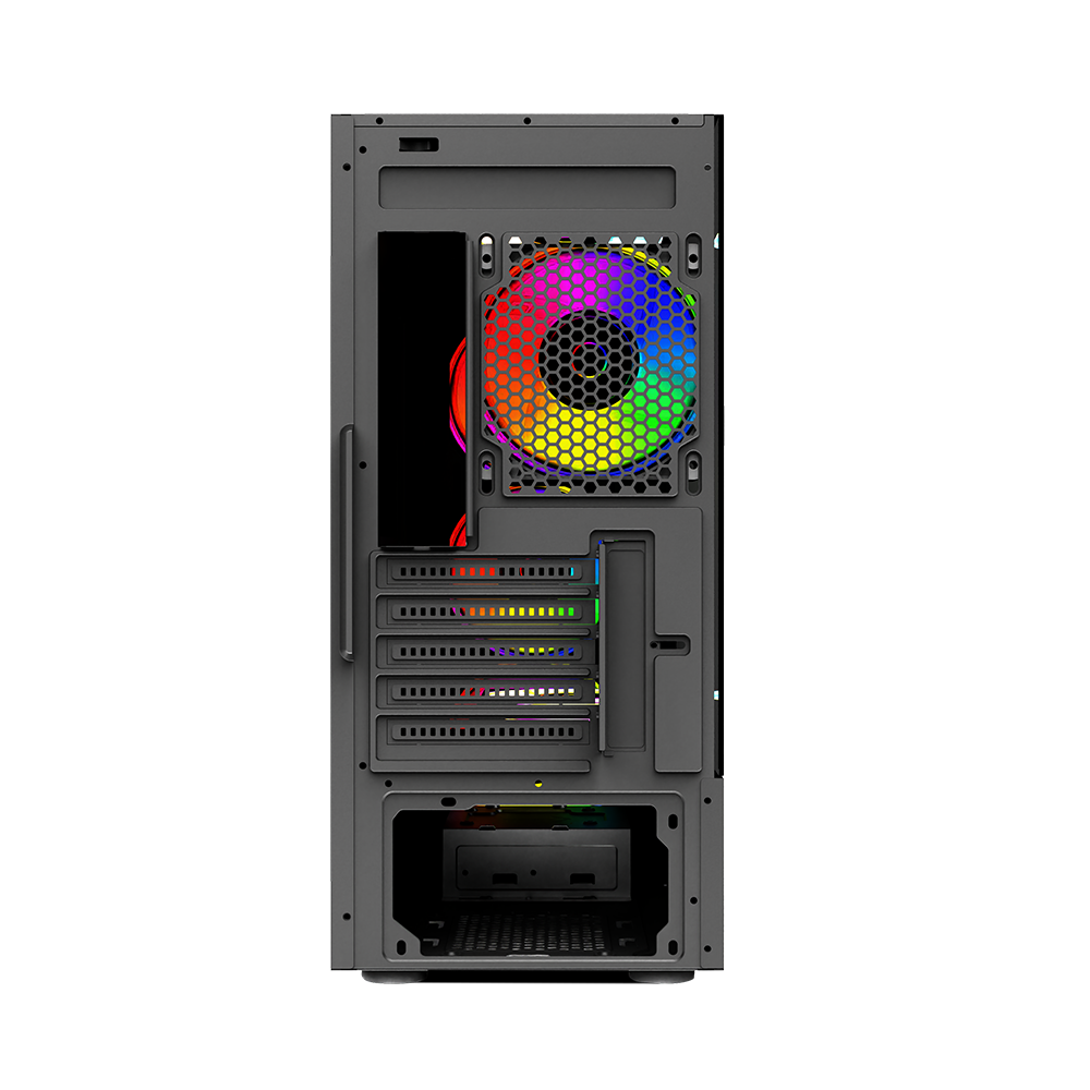 Elegantor M1 Mid-Tower Case Gaming Cabinet - Black