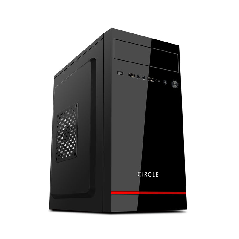 Cpu Computer Box With Window Bonsai CPU Cabinet - Black | Compact and Stylish PC Case
