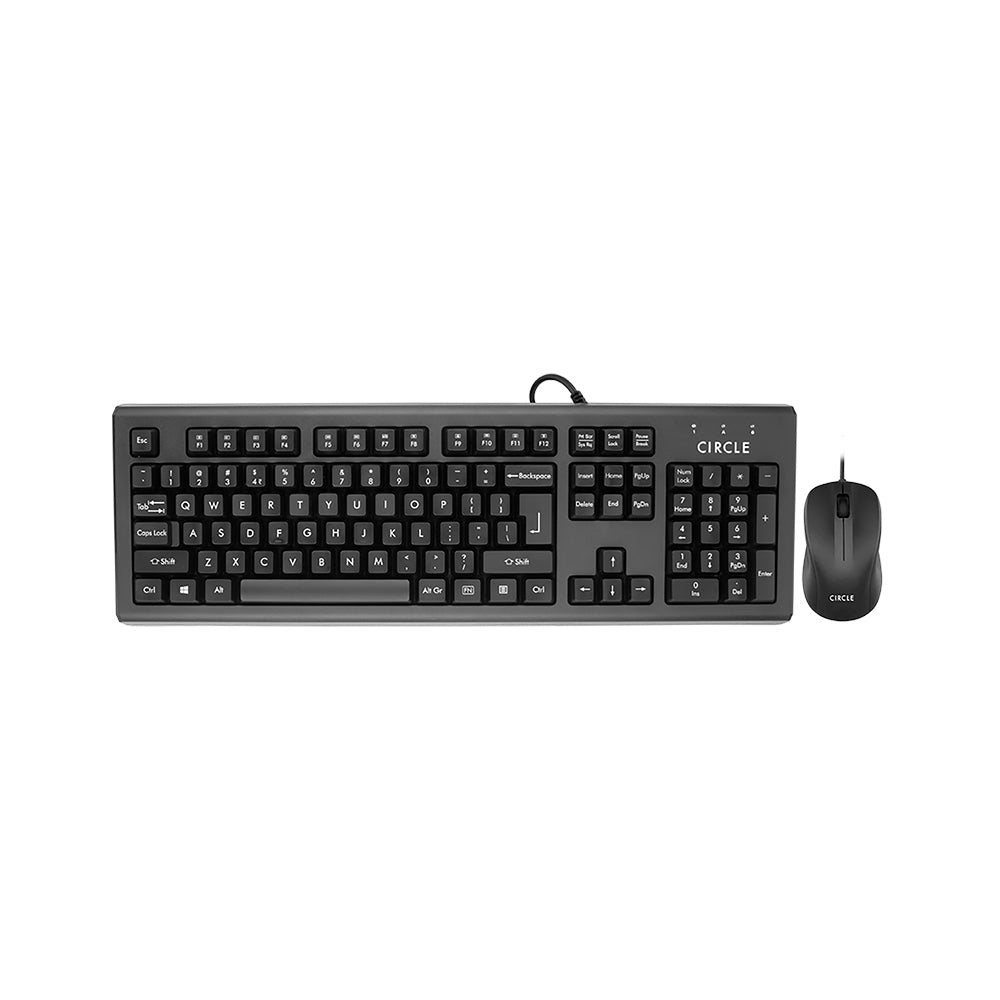 C50 Multimedia Combo Black Keyboard & Mouse