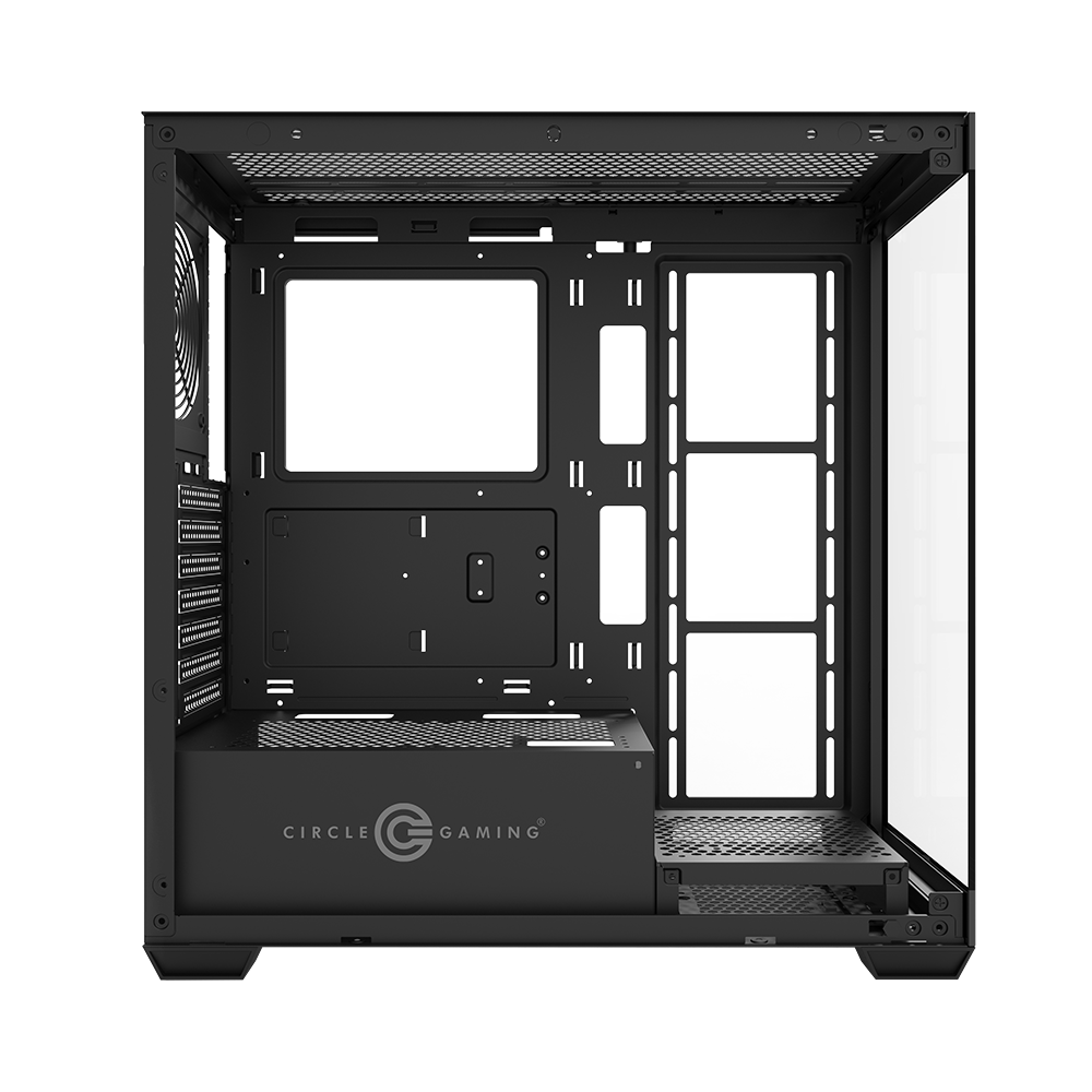 Defender ZX1 Mid- Tower Computer Case Gaming Cabinet - Black