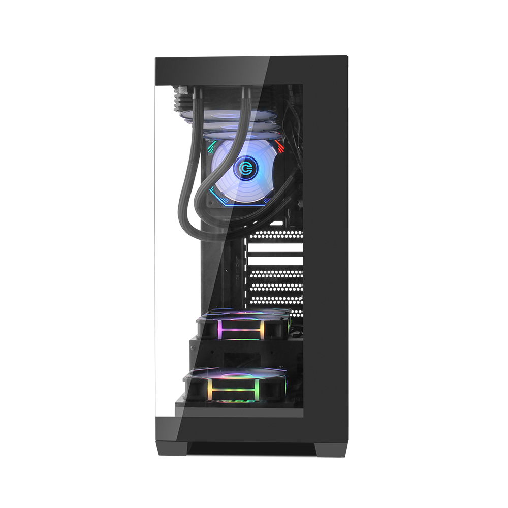 Defender ZX1 Mid- Tower Computer Case Gaming Cabinet - Black