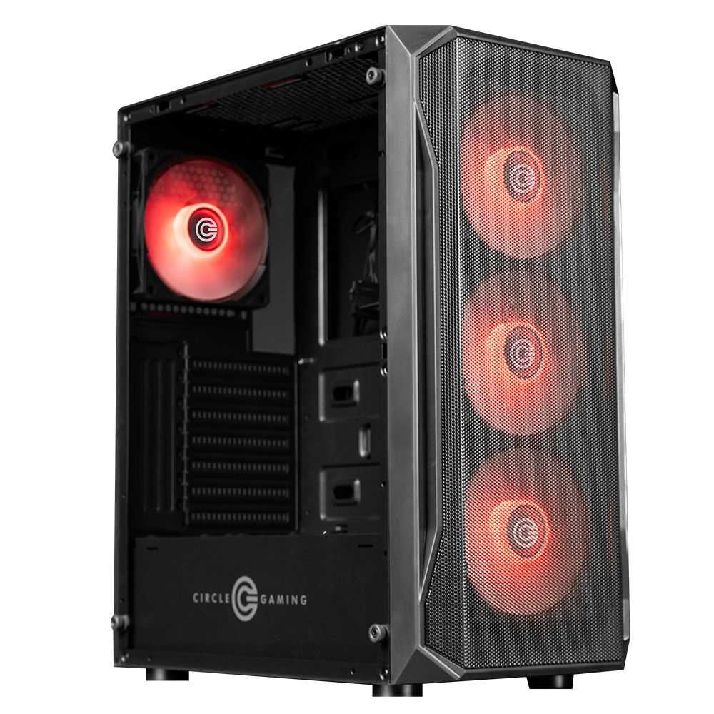 ELEGANTOR X1 ARGB Mid- Tower Computer Case | Gaming Cabinet - Black