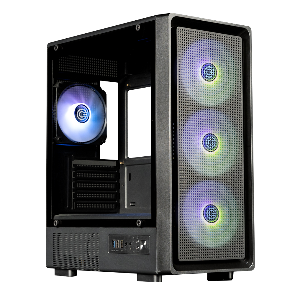 Gladius M1 Mid- Tower Computer Case | Gaming Cabinet - Black
