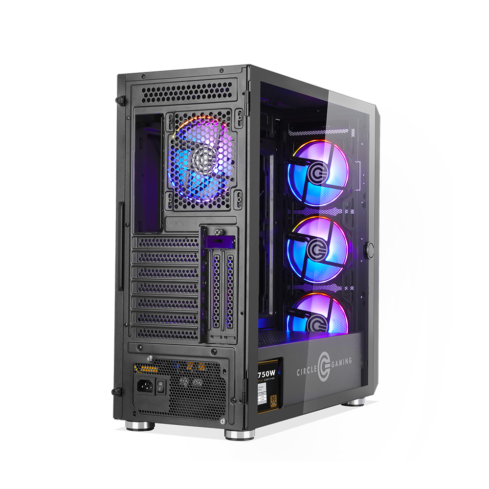 Stealth B1 ARGB Mid-Tower Computer Case Gaming Cabinet - Sleek Design with Enhanced Cooling