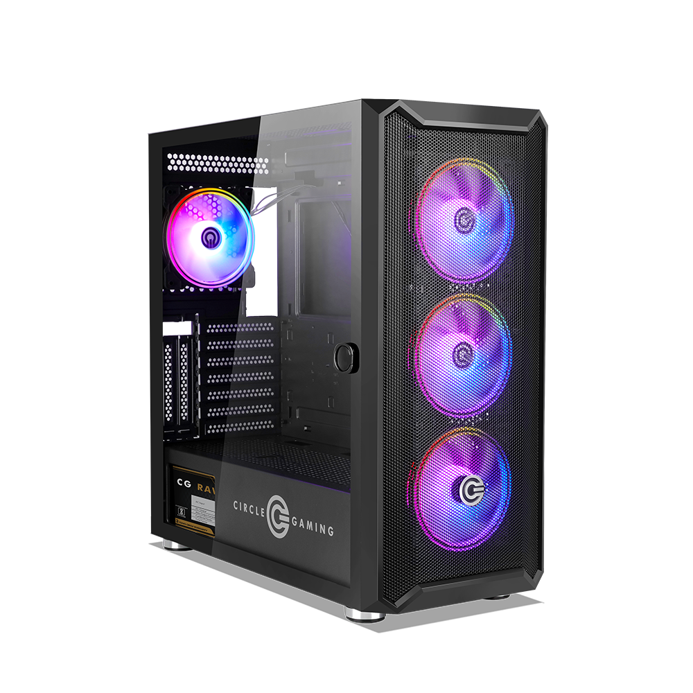 Stealth B1 ARGB Mid-Tower Computer Case Gaming Cabinet - Sleek Design with Enhanced Cooling