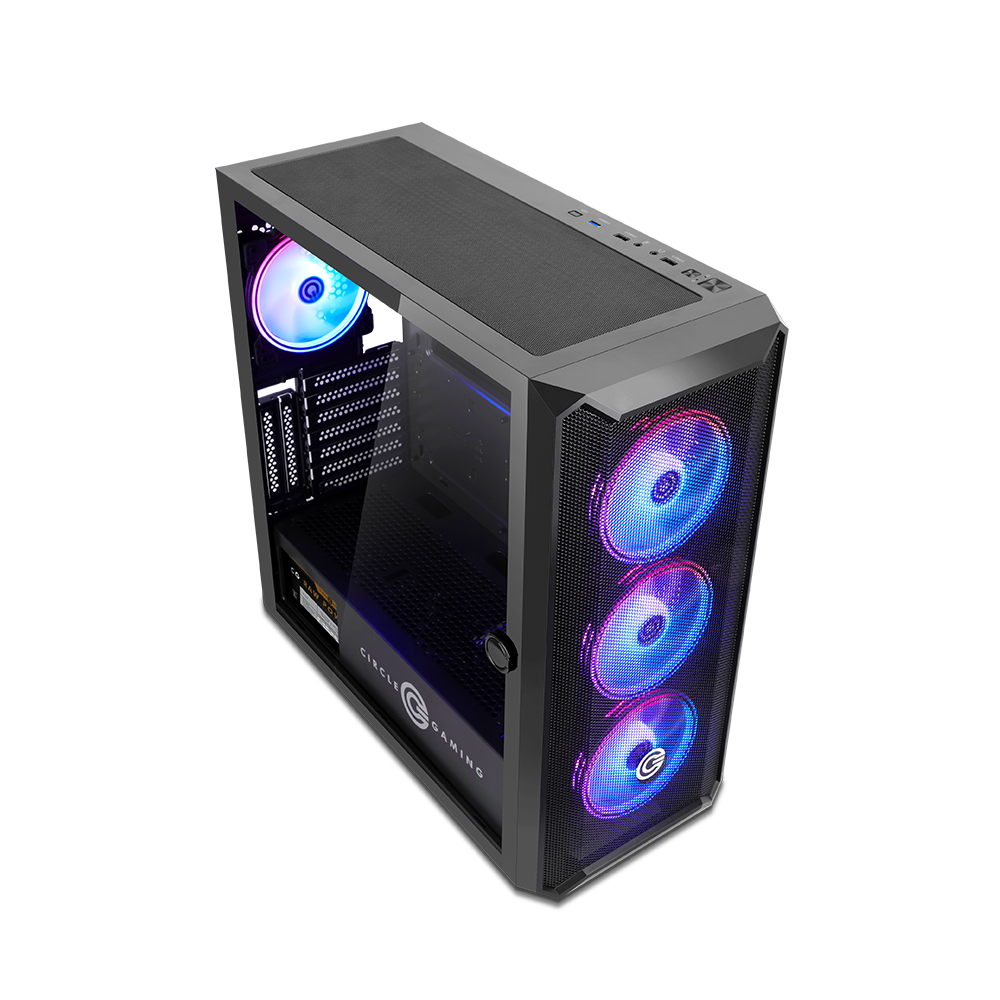 Stealth B1 ARGB Mid-Tower Computer Case Gaming Cabinet - Sleek Design with Enhanced Cooling