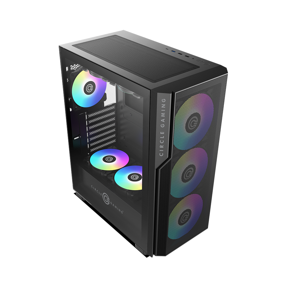 Eliminator X5 TYPEC 2.0 Mid-Tower Computer Case Gaming Cabinet - Black