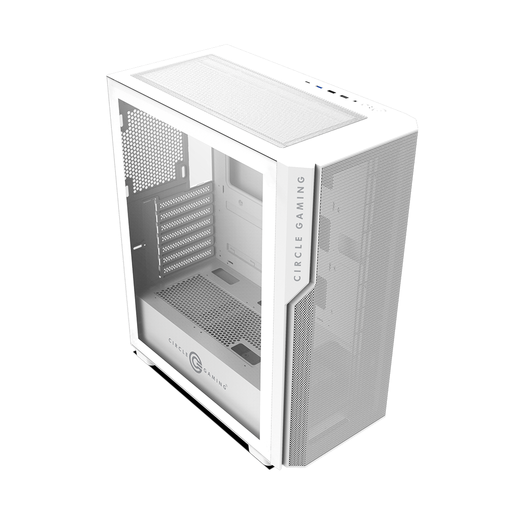 Eliminator X5 TYPEC 2.0 Mid-Tower Computer Case Gaming Cabinet - White