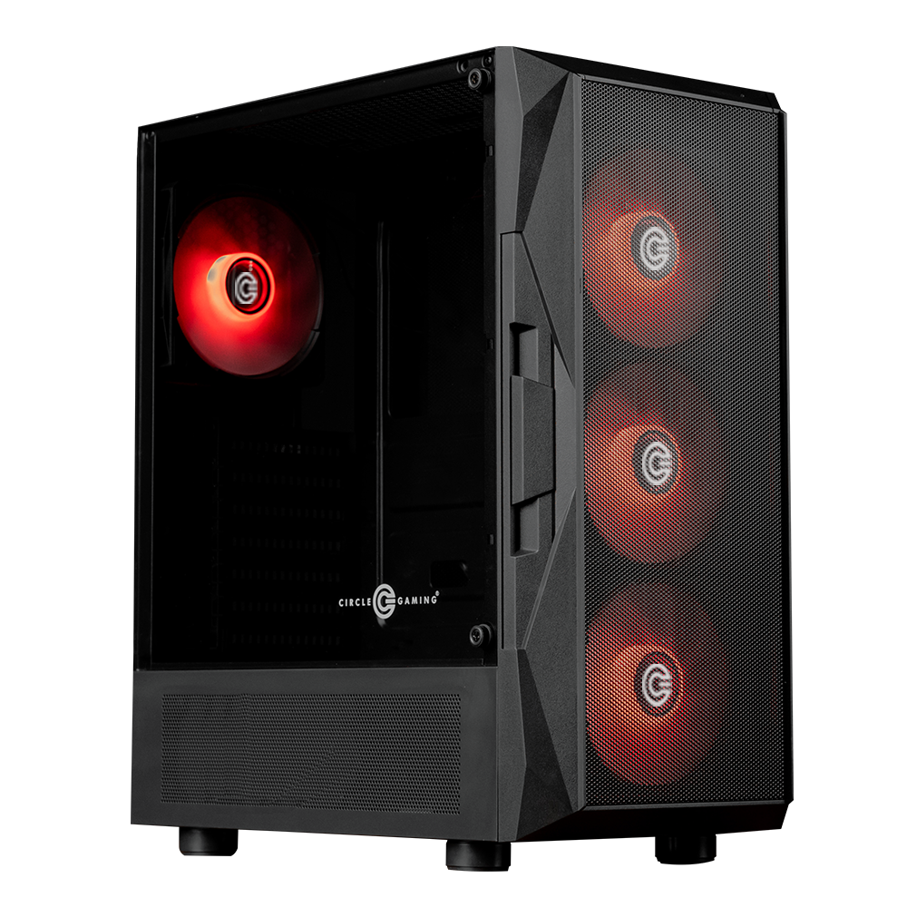 Xtender X4 Mid- Tower Computer Case | Gaming Cabinet - Black
