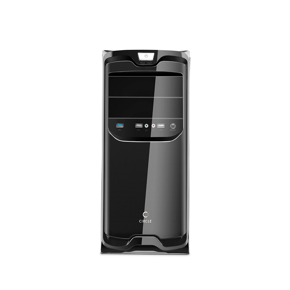 Desire D1 3.0 Type C CPU Cabinet - Black